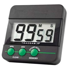 Traceable Digital Count Down Timer with Calibration, 99min/59s