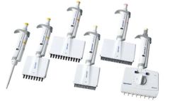 Eppendorf Research plus, 12-channel, variable, 10 – 100 uL, yellow