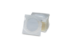 ME27/31 STL Membrane Circles black, Mixed esters, 0.8µm, 3.1 mm white grid, sterile,