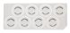 850-DS 8-Channel Filter Plate 0.45 PTFE 50/pk